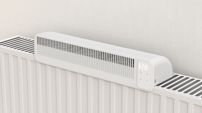 Radiatorventilator m/genopladeligt batteri - Grad